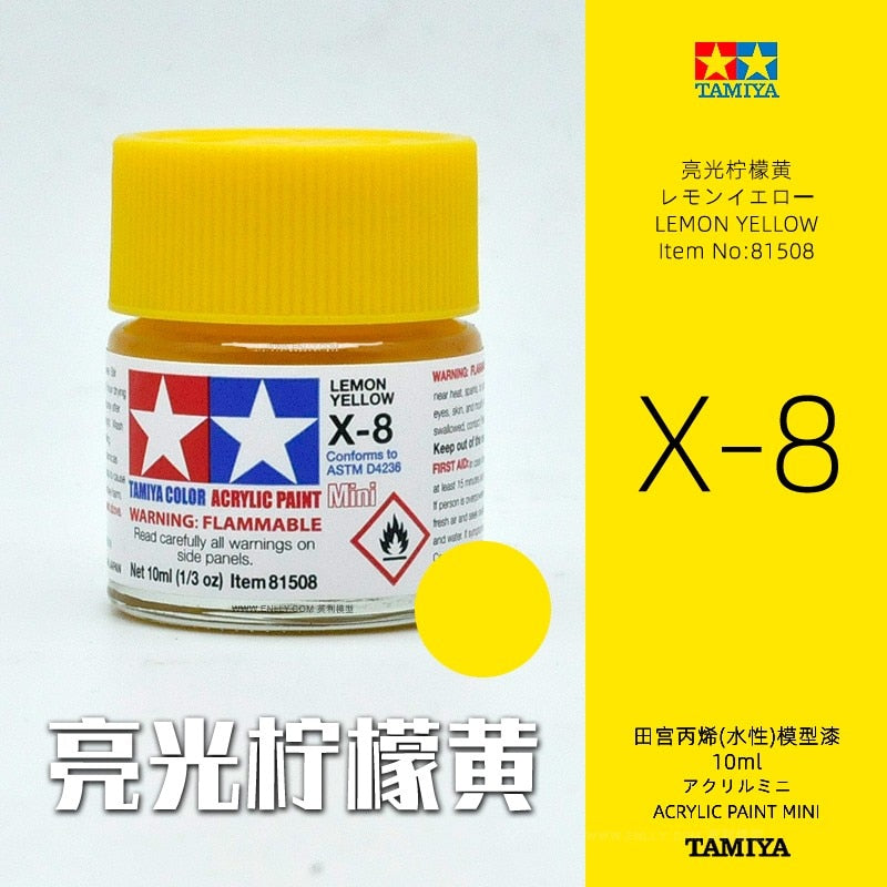 10ml Tamiya Water-Based Propylene Oil Paint  X1-X35 Colors Painting For Assembly Model