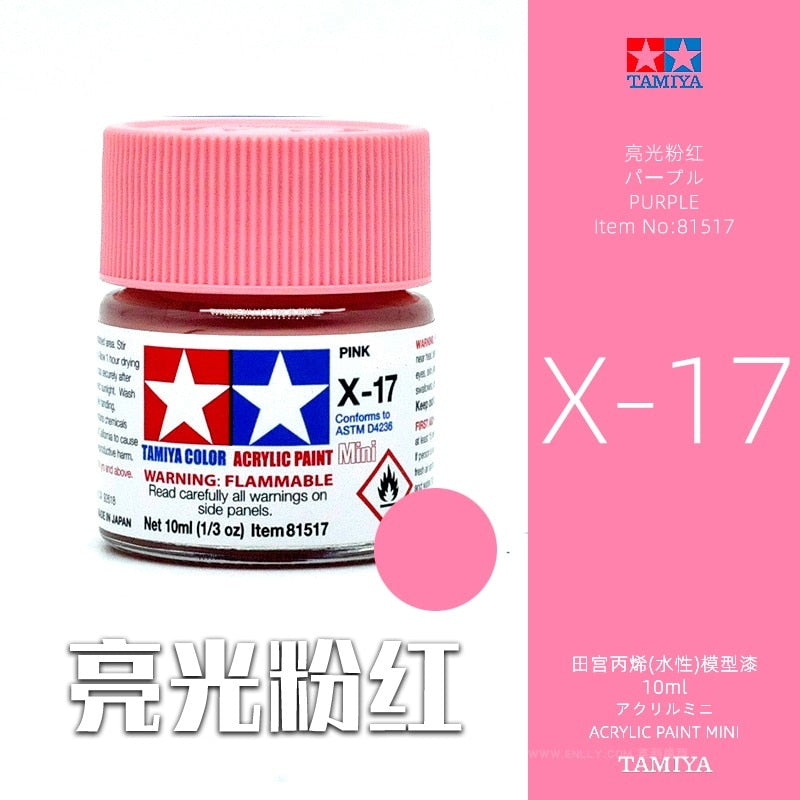 10ml Tamiya Water-Based Propylene Oil Paint  X1-X35 Colors Painting For Assembly Model