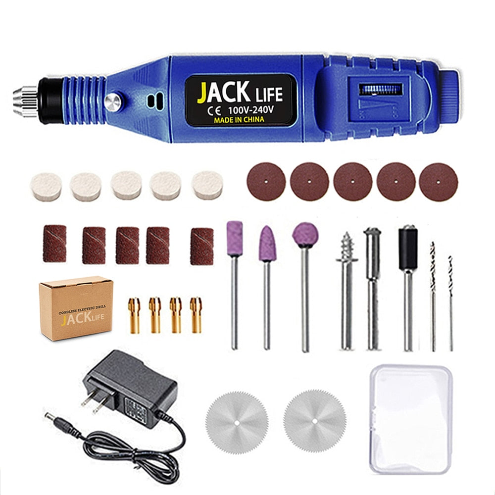 12V Mini  Drill Electric Carving Pen Variable Speed   Drill Rotary Tools Kit Engraver Pen for Grinding Polishing，