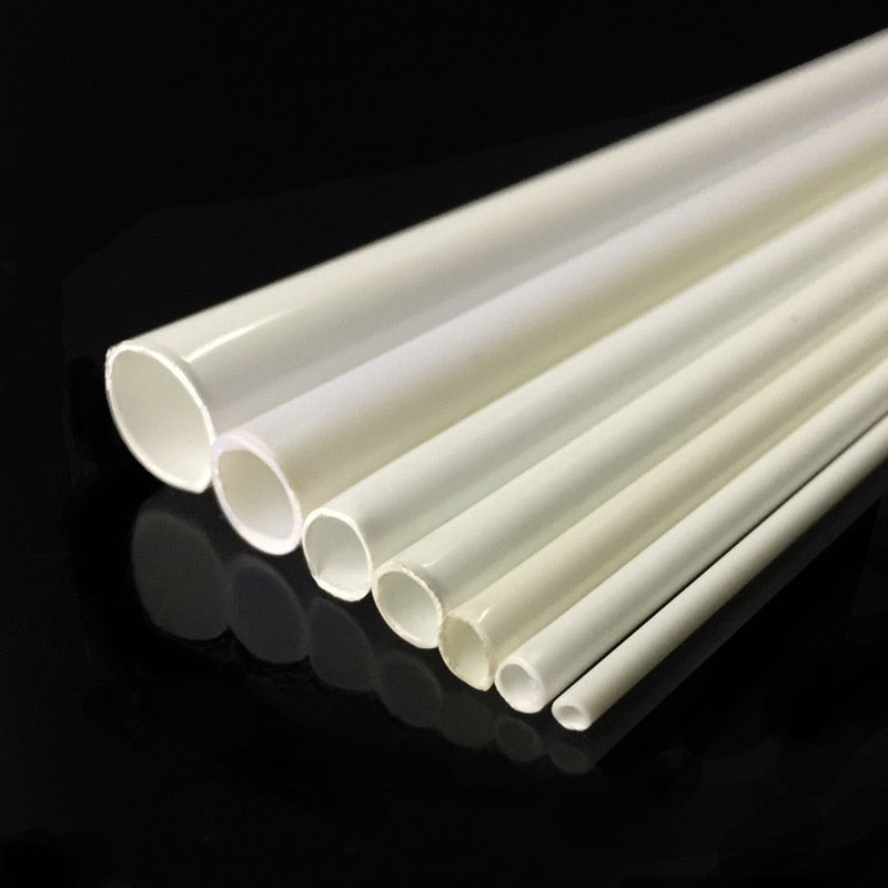 10 PCS abs round Tube Plastic Hollow Tube diameter 2mm/3mm/4mm/5mm/6mm/8mm/10mm/ DIY Handmade Sand Table Material model Building