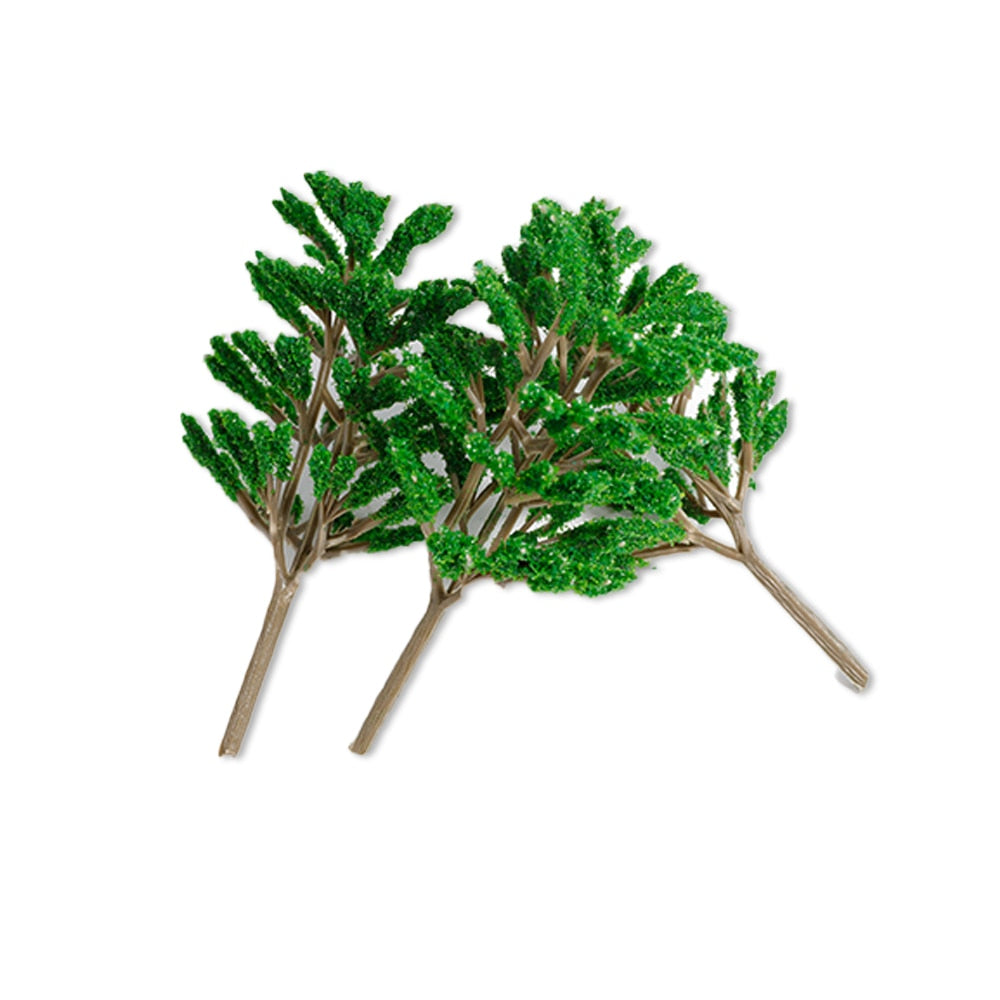 10pcs Material Model Tree Scene Making Pine Landscape Tree Garden Decoration Crafts Knickknack Miniature Building Model